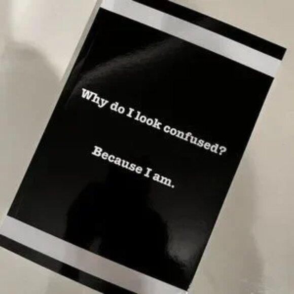 Sarcastic Notebook-- Why do I look annoyed? Because I am! (ha!)(175 lined pages) - Picture 4 of 8